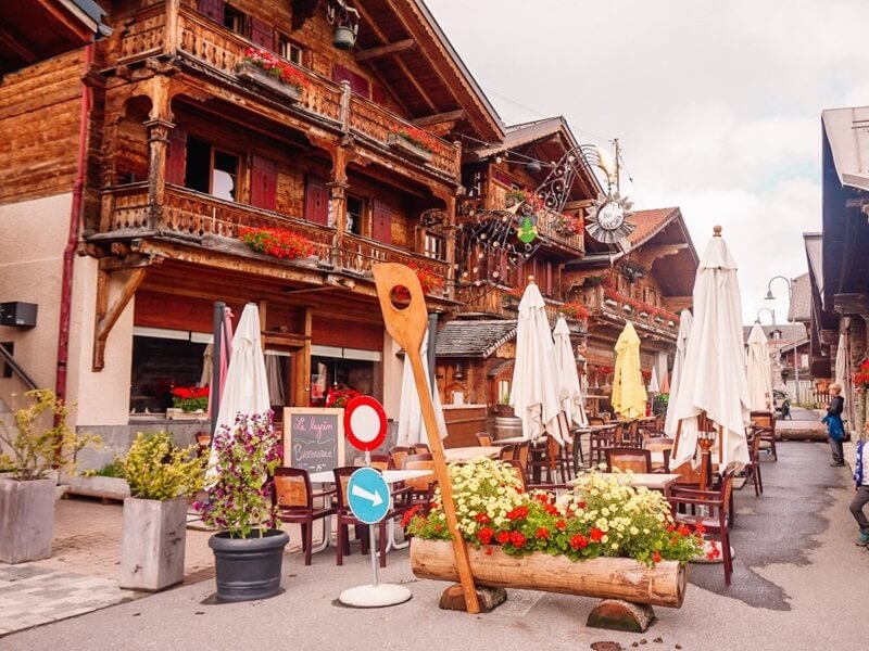 Leysin swiss city 